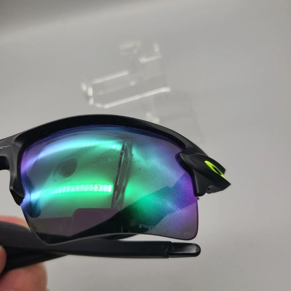 Oakley Flak 2.0 Sunglasses Matte Black Prizm Jade Lenses OO9295 Sport Eyewear